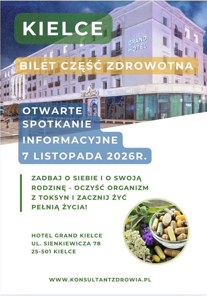 Część Zdrowotna 7 listopada 2026r. KIELCE Otwarte Spotkanie Informacyjne